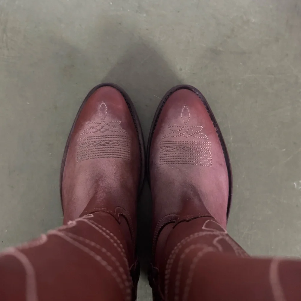 Golden Goose WISH STAR Cowboy Boots w Braided Accents *Handmade in Italy* - Picture 2 of 16